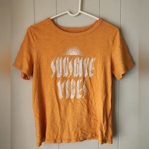 Old Navy Orange Graphic Tee